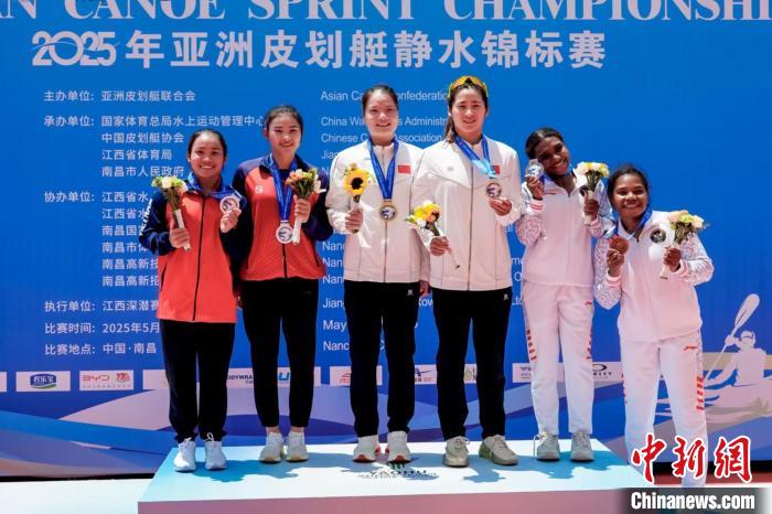 2025年亚洲皮划艇静水锦标赛在南昌收官 中国队斩