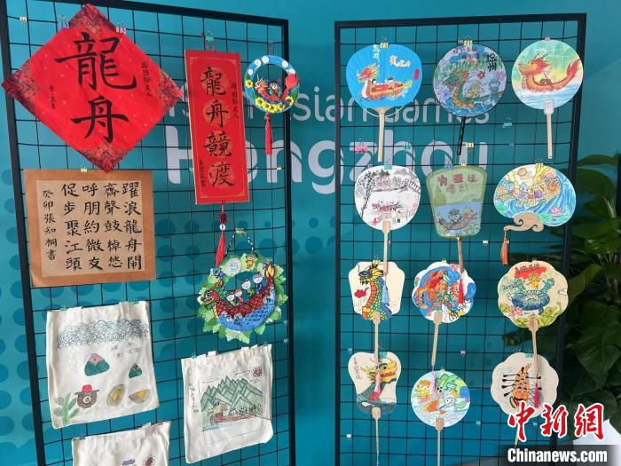 温州瓯海区龙舟文化进校园博物馆展非遗魅力亚